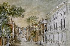 View of the House and Museum of the Late Duchess of Portland (1715-1785) 1796-John Bromley-Giclee Print