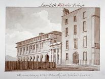 Premises Belonging to Builders Peto and Grissell in York Road, Lambeth, London, 1828-John Buckler-Framed Giclee Print