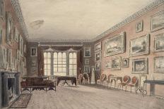 Interior View of the Library Drawing Room in Bromley Hill, Bromley, Kent, 1816-John Buckler-Giclee Print