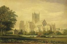 Magdalen College, Oxford, 1804-John Buckler-Framed Giclee Print