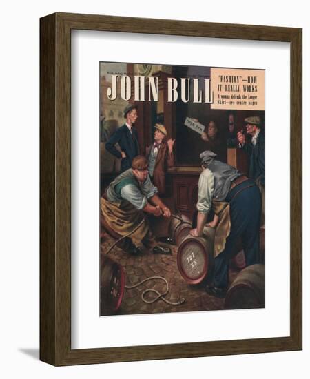 John Bull, Alcoholic Magazine, UK, 1947-null-Framed Giclee Print