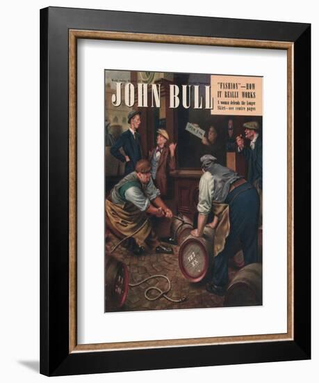John Bull, Alcoholic Magazine, UK, 1947-null-Framed Giclee Print