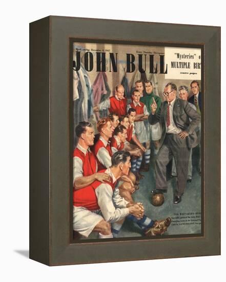 John Bull, Arsenal Football Team Changing Rooms Magazine, UK, 1947-null-Framed Premier Image Canvas