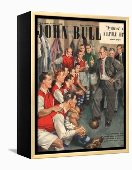 John Bull, Arsenal Football Team Changing Rooms Magazine, UK, 1947-null-Framed Premier Image Canvas