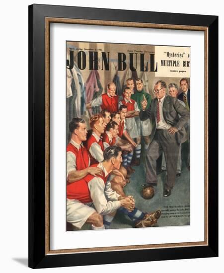 John Bull, Arsenal Football Team Changing Rooms Magazine, UK, 1947-null-Framed Giclee Print