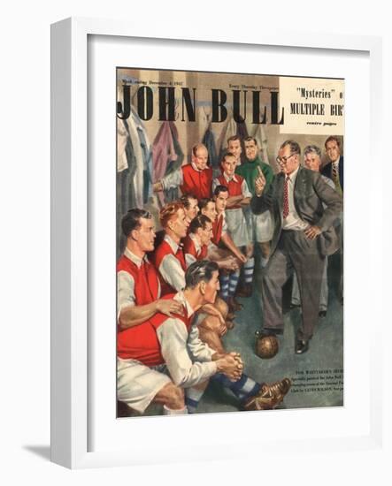 John Bull, Arsenal Football Team Changing Rooms Magazine, UK, 1947-null-Framed Giclee Print