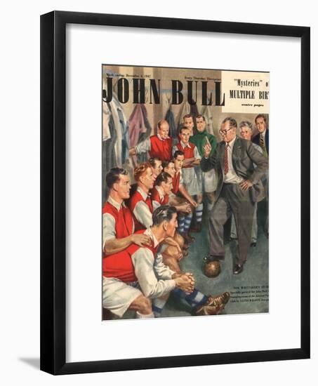 John Bull, Arsenal Football Team Changing Rooms Magazine, UK, 1947-null-Framed Giclee Print