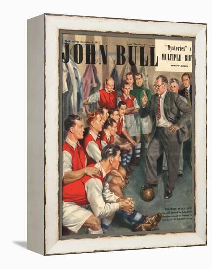 John Bull, Arsenal Football Team Changing Rooms Magazine, UK, 1947-null-Framed Premier Image Canvas