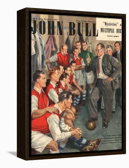 John Bull, Arsenal Football Team Changing Rooms Magazine, UK, 1947-null-Framed Premier Image Canvas