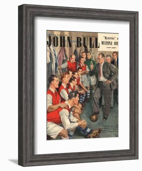 John Bull, Arsenal Football Team Changing Rooms Magazine, UK, 1947-null-Framed Giclee Print