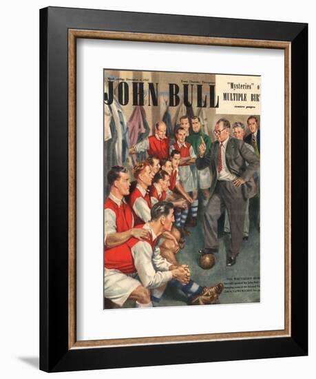 John Bull, Arsenal Football Team Changing Rooms Magazine, UK, 1947-null-Framed Giclee Print