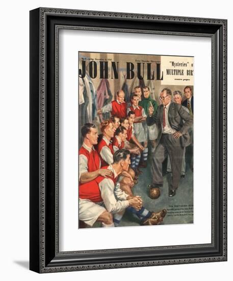 John Bull, Arsenal Football Team Changing Rooms Magazine, UK, 1947-null-Framed Giclee Print