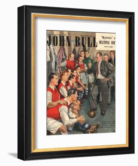 John Bull, Arsenal Football Team Changing Rooms Magazine, UK, 1947-null-Framed Giclee Print