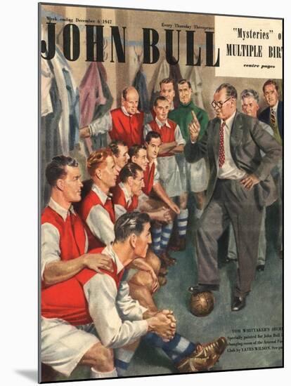 John Bull, Arsenal Football Team Changing Rooms Magazine, UK, 1947-null-Mounted Giclee Print