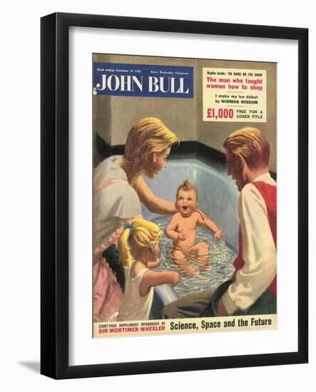 John Bull, Babies Baths Bathrooms Magazine, UK, 1950-null-Framed Giclee Print