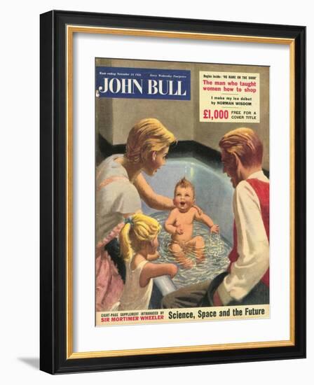 John Bull, Babies Baths Bathrooms Magazine, UK, 1950-null-Framed Giclee Print