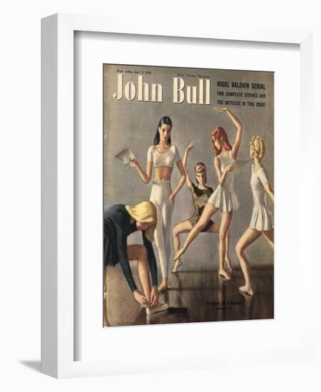 John Bull, Ballet Magazine, UK, 1949-null-Framed Giclee Print