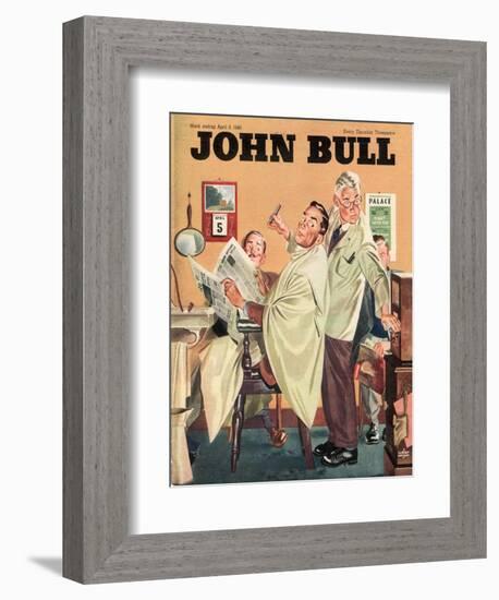 John Bull, Barbers Mens Radios Magazine, UK, 1950-null-Framed Giclee Print