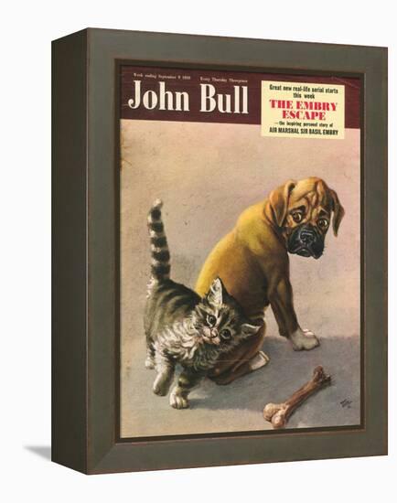 John Bull, Bones Magazine, UK, 1950-null-Framed Premier Image Canvas