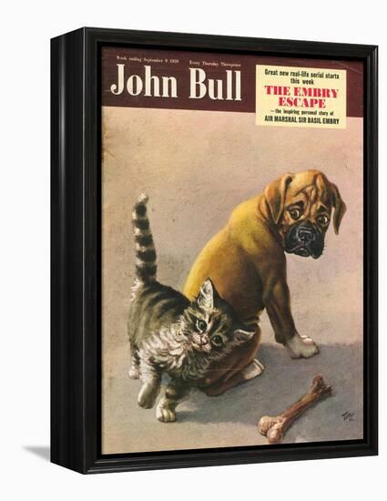 John Bull, Bones Magazine, UK, 1950-null-Framed Premier Image Canvas