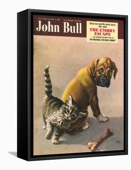 John Bull, Bones Magazine, UK, 1950-null-Framed Premier Image Canvas