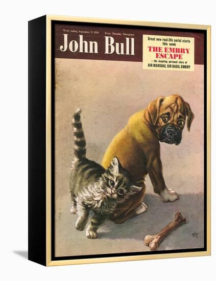 John Bull, Bones Magazine, UK, 1950-null-Framed Premier Image Canvas