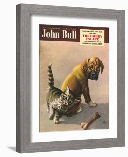 John Bull, Bones Magazine, UK, 1950-null-Framed Giclee Print