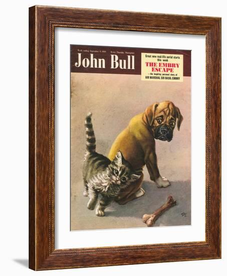 John Bull, Bones Magazine, UK, 1950-null-Framed Giclee Print