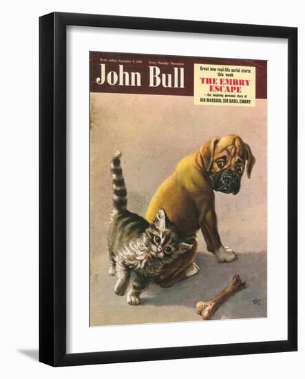 John Bull, Bones Magazine, UK, 1950-null-Framed Giclee Print