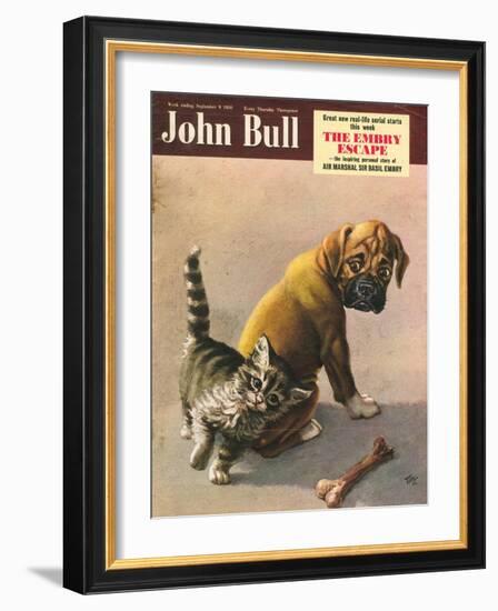 John Bull, Bones Magazine, UK, 1950-null-Framed Giclee Print