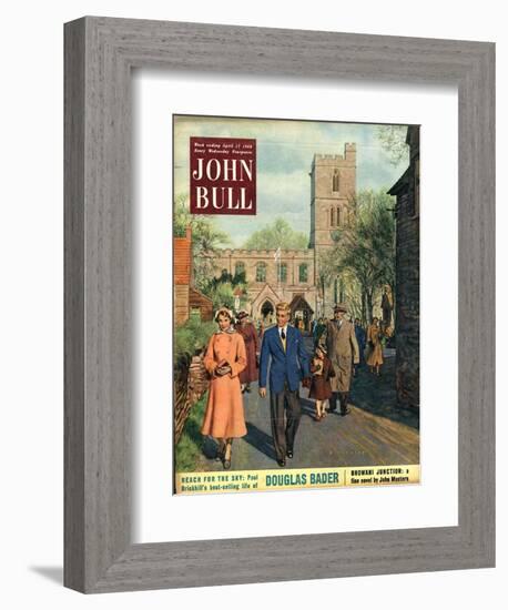 John Bull, Churches Village Magazine, UK, 1954-null-Framed Giclee Print