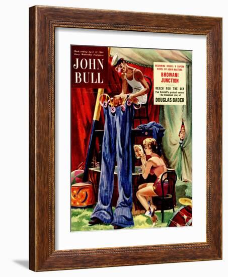 John Bull, Clowns Magazine, UK, 1950-null-Framed Giclee Print
