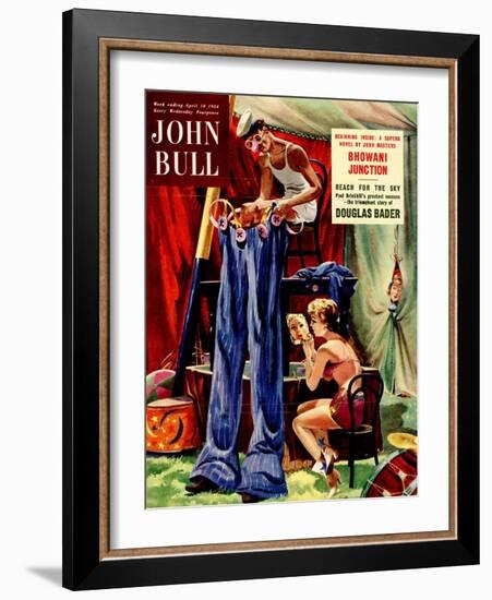 John Bull, Clowns Magazine, UK, 1950-null-Framed Giclee Print