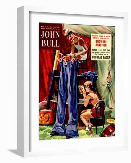 John Bull, Clowns Magazine, UK, 1950-null-Framed Giclee Print