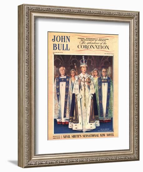 John Bull, Coronation Queen Elizabeth Womens, UK, 1953-null-Framed Giclee Print