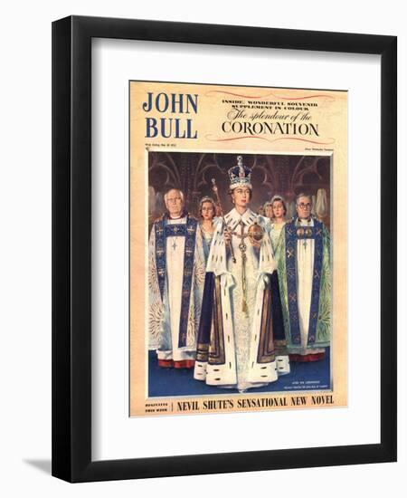 John Bull, Coronation Queen Elizabeth Womens, UK, 1953-null-Framed Giclee Print