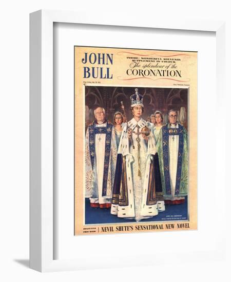 John Bull, Coronation Queen Elizabeth Womens, UK, 1953-null-Framed Giclee Print