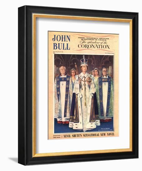 John Bull, Coronation Queen Elizabeth Womens, UK, 1953-null-Framed Giclee Print