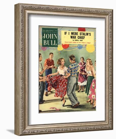 John Bull, Country Square Party Magazine, UK, 1950-null-Framed Giclee Print