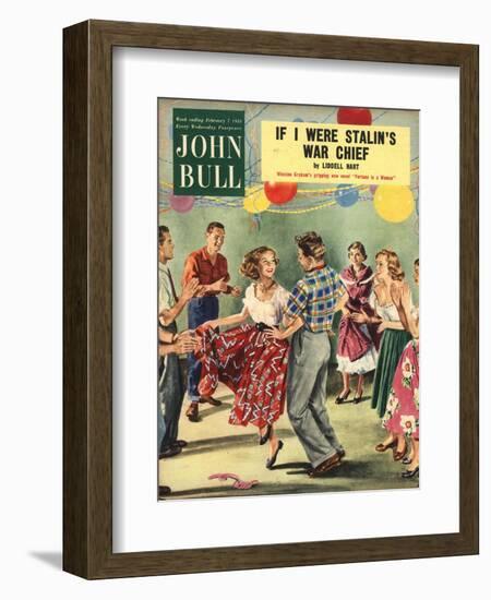 John Bull, Country Square Party Magazine, UK, 1950-null-Framed Giclee Print