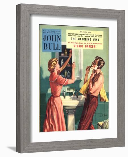 John Bull, Couples Bathrooms Magazine, UK, 1955-null-Framed Giclee Print