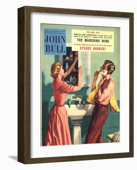 John Bull, Couples Bathrooms Magazine, UK, 1955-null-Framed Giclee Print