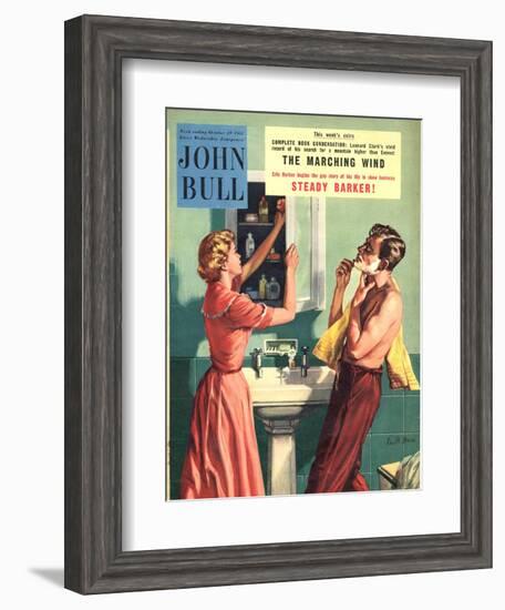 John Bull, Couples Bathrooms Magazine, UK, 1955-null-Framed Giclee Print