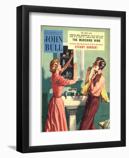 John Bull, Couples Bathrooms Magazine, UK, 1955-null-Framed Giclee Print