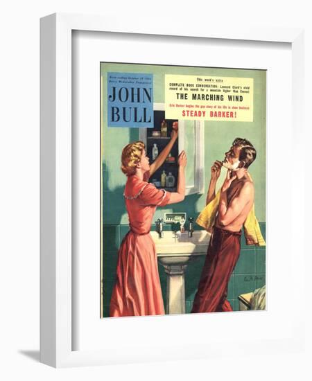 John Bull, Couples Bathrooms Magazine, UK, 1955-null-Framed Giclee Print