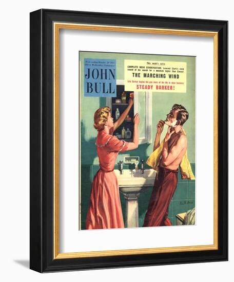 John Bull, Couples Bathrooms Magazine, UK, 1955--Framed Giclee Print