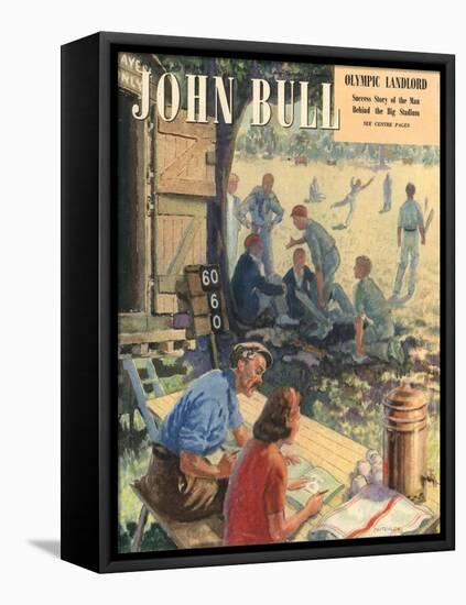 John Bull, Cricket Magazine, UK, 1948-null-Framed Premier Image Canvas