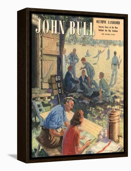 John Bull, Cricket Magazine, UK, 1948-null-Framed Premier Image Canvas