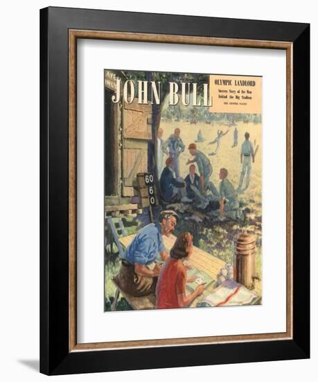 John Bull, Cricket Magazine, UK, 1948-null-Framed Giclee Print