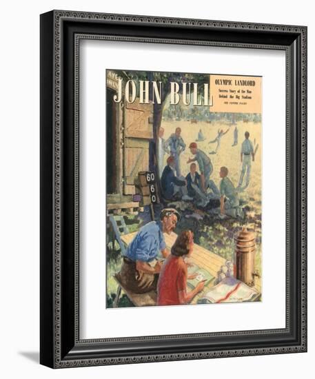 John Bull, Cricket Magazine, UK, 1948-null-Framed Giclee Print